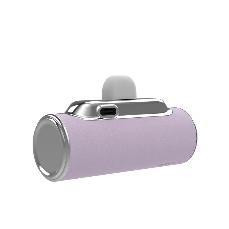 E08 Banco de energía de cuero Mini portátil con bolsa de fragancia / conector USB-C