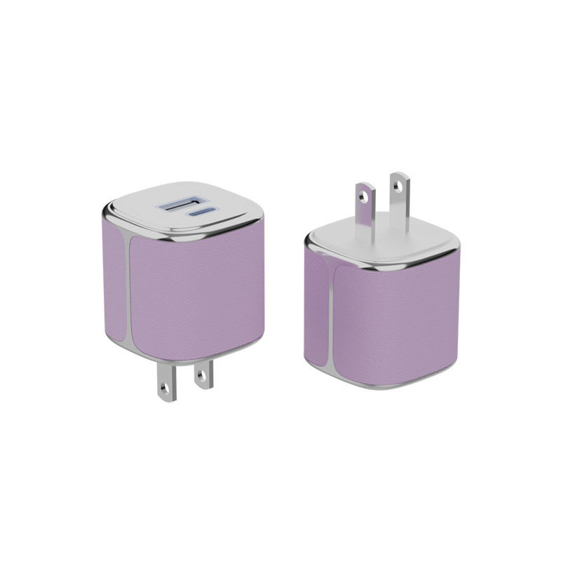 Cargador de pared GaN Tipo C PD 35W Cargador de pared USB C doble con placa eléctrica